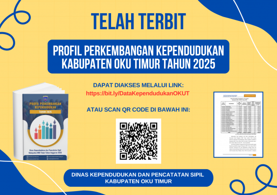 TELAH RILIS PROFIL PERKEMBANGAN KEPENDUDUKAN KABUPATEN OKU TIMUR TAHUN 2025